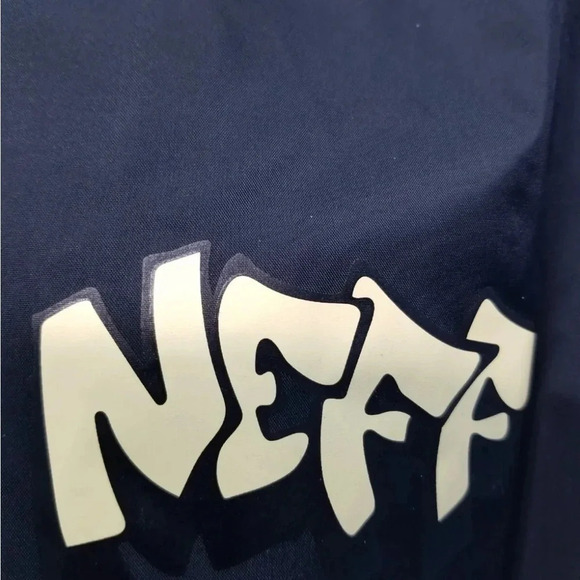 New Neff Mens Jacket Size Small Windbreaker Black Lightweight Jacket Skate - Picture 5 of 5